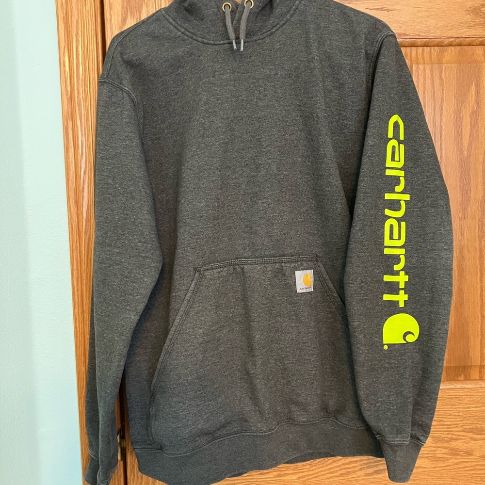 Carhartt LOOSE FIT MIDWEIGHT LOGO SLEEVE GRAPHIC HOODIE